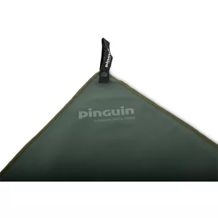 PINGUIN Micro Towel XL Logo - Ręcznik szybkoschnący z mikrofibry - greenish grey