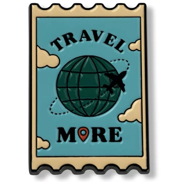 Pin metalowy - Travel more - PINSTORY