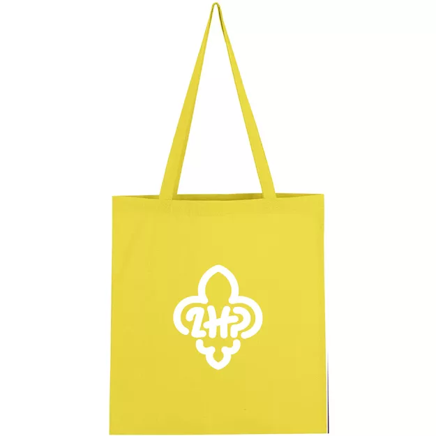 Torba bawełniana z logo ZHP - żółta