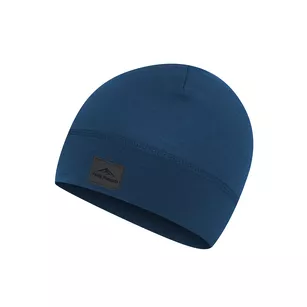 FJORD NANSEN Light Merinoull Beanie z wełny merino - niebieska