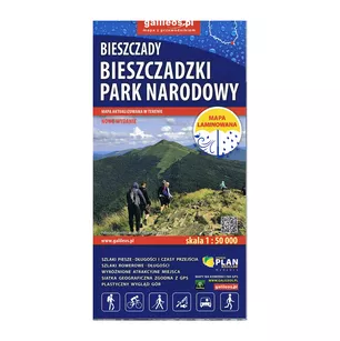 GALILEOS Mapa turystyczna - Bieszczadzki Park Narodowy - laminowana