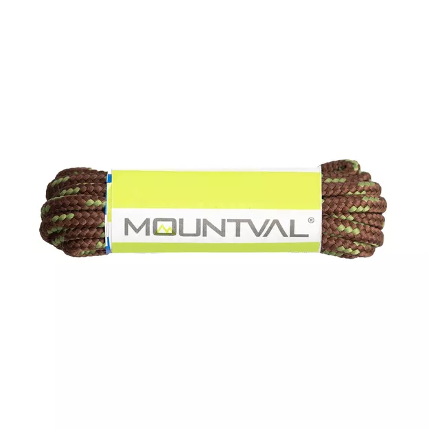 MOUNTVAL Sznurowadła sznurówki do butów turystycznych 90 cm - brązowo-zielone