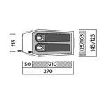 EASY CAMP Energy 200 - namiot turystyczny dwuosobowy - Rustic Green - 3