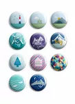 Button przypinka turystyczna / podróżnicza - 2