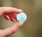 Button przypinka turystyczna / podróżnicza - 19