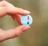 Button przypinka turystyczna / podróżnicza - 20