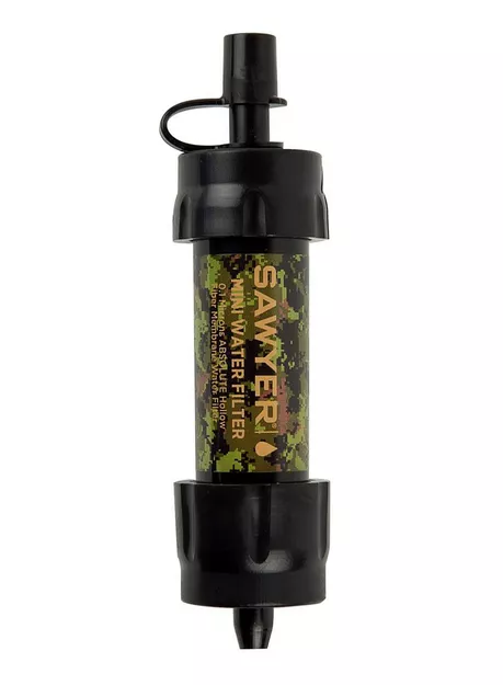 SAWYER Mini Słomka do filtrowania do wody - Camo