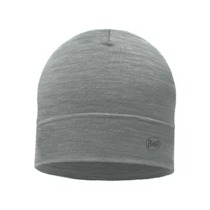 BUFF Lightweight Merino Wool Hat - light grey - cienka i lekka sportowa czapka merynosowa
