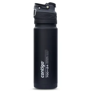 CONTIGO Free Flow 700ml - czarny - Termos z ustnikiem