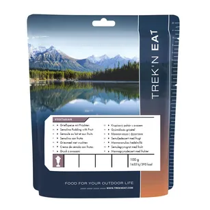 TREK'N EAT  Deser liofilizowany Pudding z owocami 100 g (350 g) - żywność liofilizowana