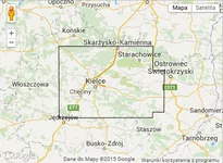 Mapa ExpressMap GÓRY ŚWIĘTOKRZYSKIE laminowana - 2