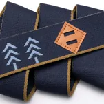 ARCADE Blackwood Adventure (3,8 cm) navy sky - Pasek elastyczny pasek do spodni