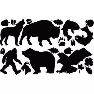 GEAR AID (McNett) Tenacious™ Tattoos WILDLIFE - Łatki naprawcze do kurtki, namiotu itp.