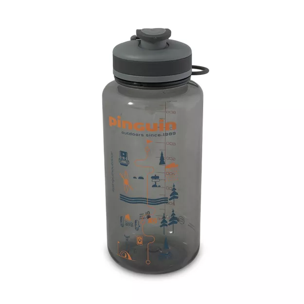 PINGUIN Tritan Fat Sport Bottle - butelka na wodę / bidon 1000 ml - Grey