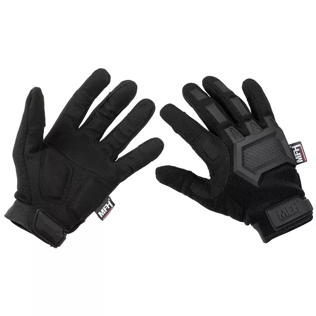 MFH Tactical Gloves Action - rękawice taktyczne - czarne