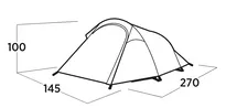 EASY CAMP Reindal 2 - Namiot tunelowy 2-osobowy - 8