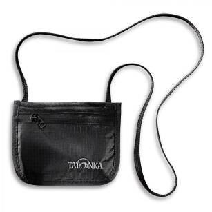 TATONKA Skin ID Pocket - Black - ukryta saszetka na szyję 