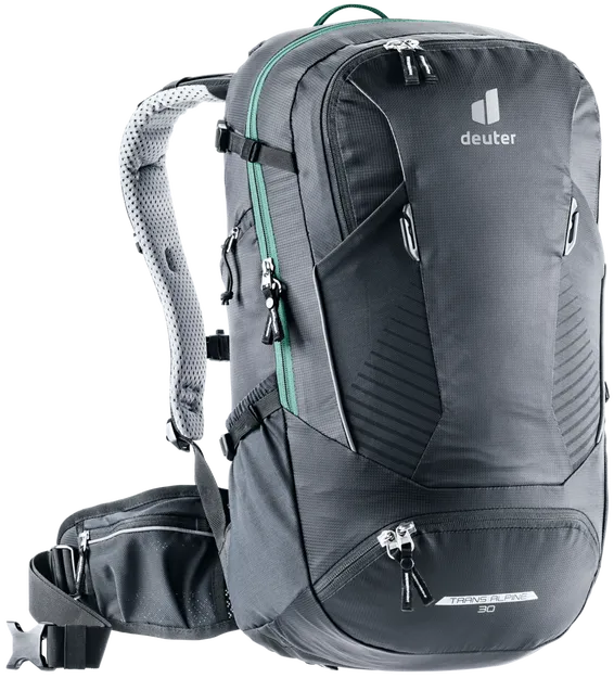 Deuter Trans Alpine 30 black - plecak turystyczno-rowerowy 