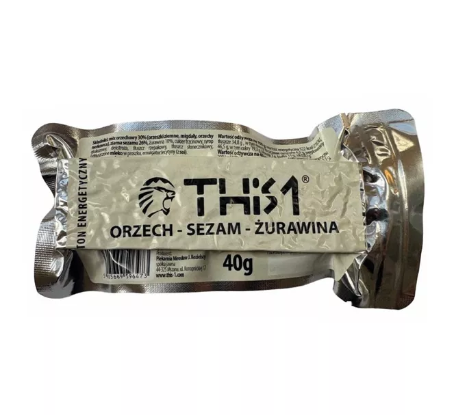 THIS 1 Baton energetyczny 40 g - Sezam / Żurawina - 209 kcal