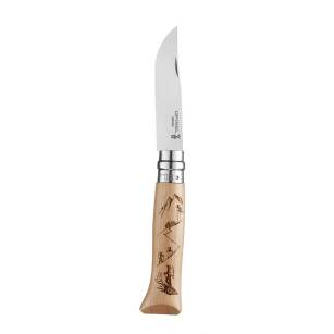 Nóż OPINEL Inox N°08 Hiking - rozkładany ze stali nierdzewnej