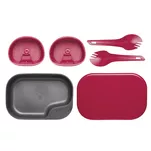 WILDO The Camp-A-Box Duo Light - Raspberry - zestaw naczyń na biwak / menażka dla 2 osób - 2