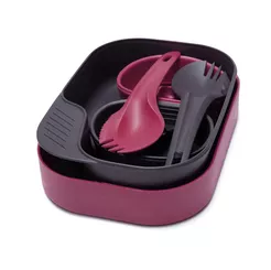 WILDO The Camp-A-Box Duo Light - Raspberry - zestaw naczyń na biwak / menażka dla 2 osób