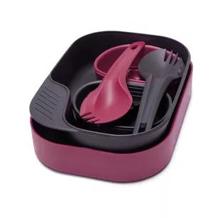 WILDO The Camp-A-Box Duo Light - Raspberry - zestaw naczyń na biwak / menażka dla 2 osób