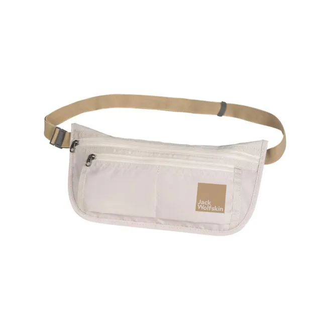 JACK WOLFSKIN Document Belt De Luxe - Saszetka na pas pod ubranie - Sea Shell