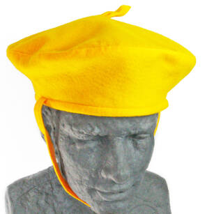 Beret zuchowy żółty - czapka nakrycie głowy dla zucha