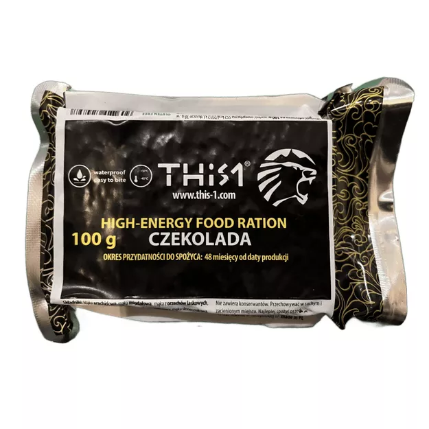 THIS 1 Baton survivalowy 100 g - czekolada - 552 kcal