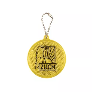 Breloczek odblaskowy ze znaczkiem zucha - odblask dla dziecka