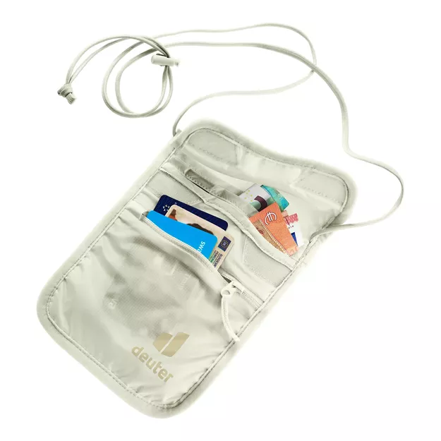 DEUTER Security Wallet II Bone - Bezpieczna saszetka - ukryta pod ubraniem