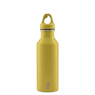 MIZU M5 - 500 ml - butelka ze stali nierdzewnej - musztardowa