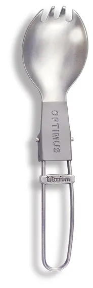 Optimus Titanium Folding Spork - składany, tytanowy niezbędnik