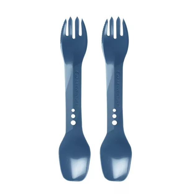 LIFEVENTURE Ellipse SPORK - Navy - niezbędnik turystyczny 2-pack