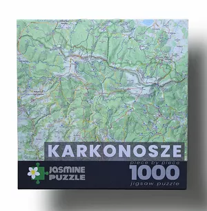 Puzzle dla turystów - Mapa Karkonoszy 1000 elementów