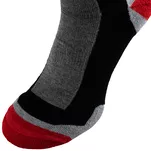 ALPINUS Skarpety trekkingowe merino Coolmax - Sveg Low - szaro-czerwone - 2