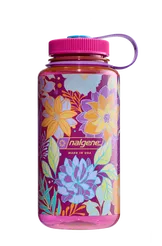 NALGENE Butelka turystyczna Wide Mouth 32 oz (1000ml) - Magenta Botanical Florals