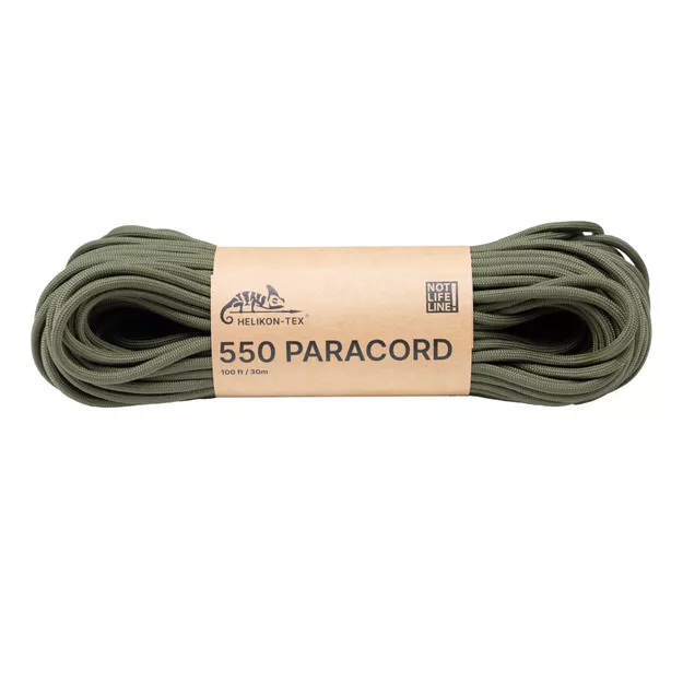 HELIKON-TEX Linka 550 Paracord (100ft) - Olive Drab