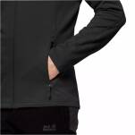 JACK WOLFSKIN Kolbenberg FZ Men - black - męska elastyczna kurtka polarowa