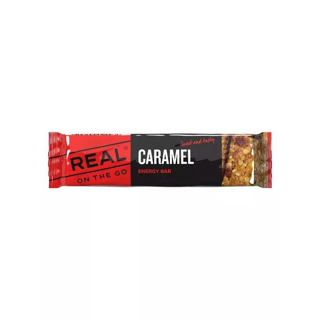 REAL On The Go Baton energetyczny o smaku karmelowym - 40 g