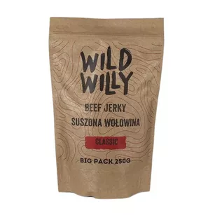 WILD WILLY Beef Jerky Classic 250 g - klasyczna suszona wołowina