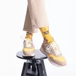 MANY MORNINGS - Honey Bear - bawełniane kolorowe skarpetki - miodowy niedźwiedź - 2