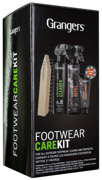 GRANGERS Footwear Care Kit - Zestaw do czyszczenia i impregnacji butów 