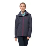 JACK WOLFSKIN Evandale Jacket Women graphite - damska kurtka przeciwdeszczowa (hardshell) - lekka