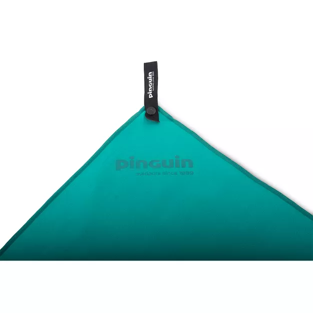 PINGUIN Micro Towel XL Logo - Ręcznik szybkoschnący z mikrofibry - petrol