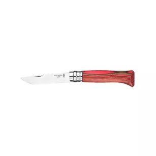OPINEL Składany nóż N°08 Red Laminated Birch