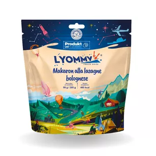 LYOMMY Makaron alla lasagne bolognese - 350 g - danie liofilizowane / liofilizat