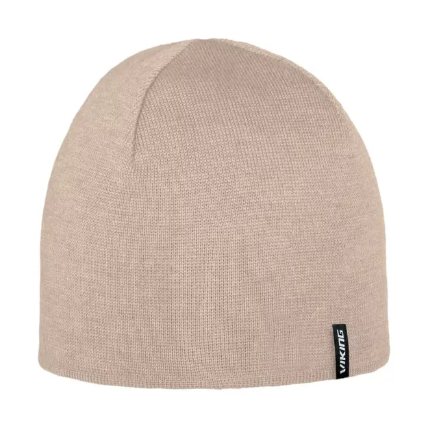 VIKING Czapka zimowa z wełną merino Noma 2.0 GWS Pro Style - beżowa