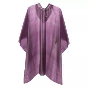MARTES Essentials Lekkie poncho przeciwdeszczowe - Potent purple